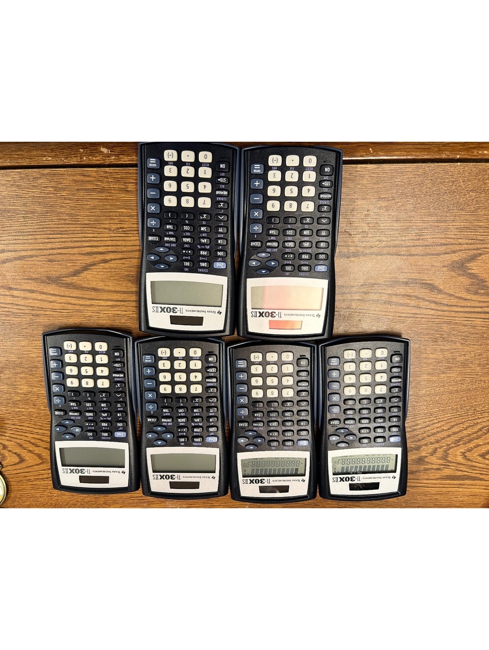 Texas Instruments TI-30XIIS Scientific Calculator Lot of 6